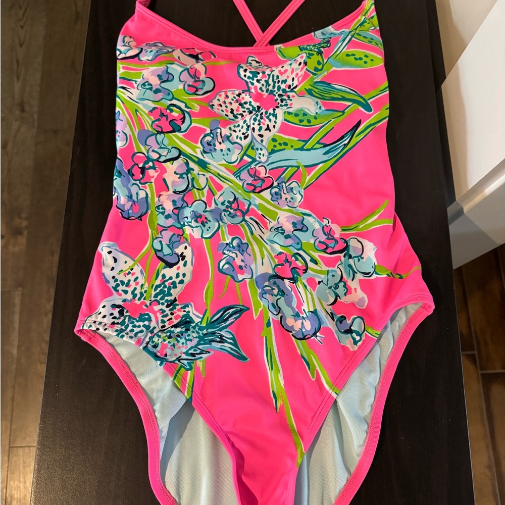 Lilly Pulitzer Floral One-Piece Swimsuit - Pink